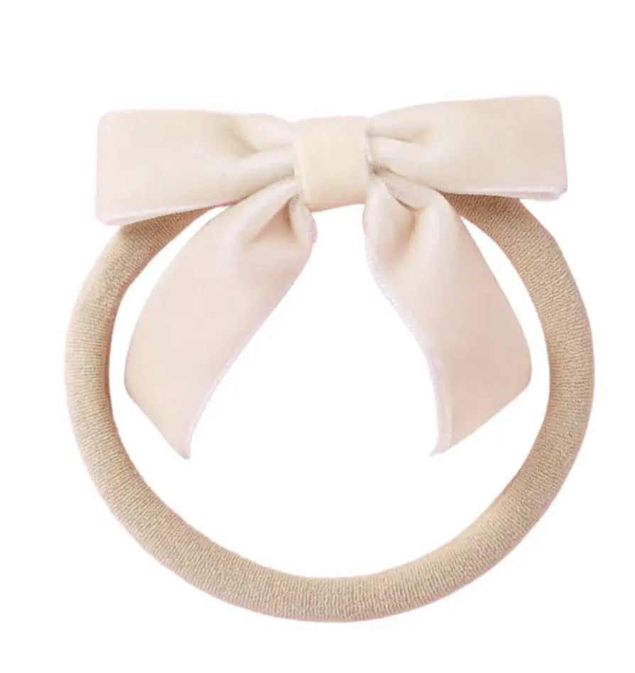 Haarband Charlie Velvet Geel - Moalie