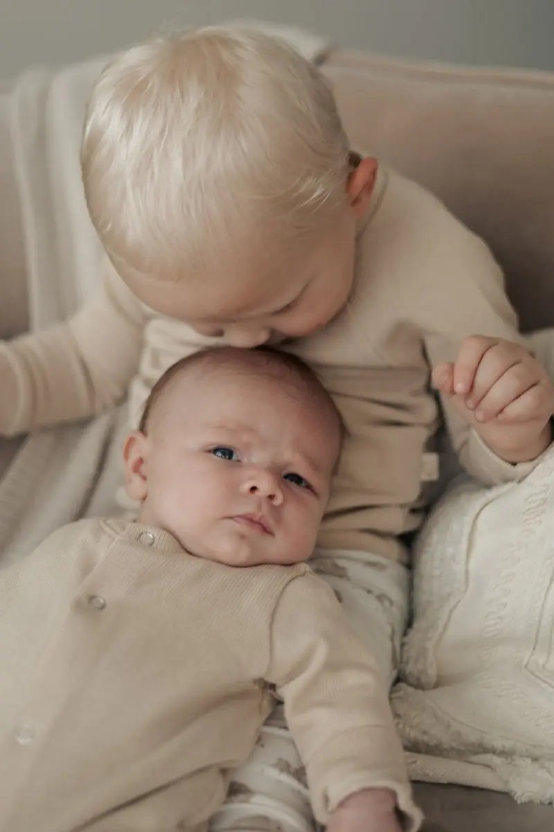 Knitted Jumpsuit Beige - Moalie