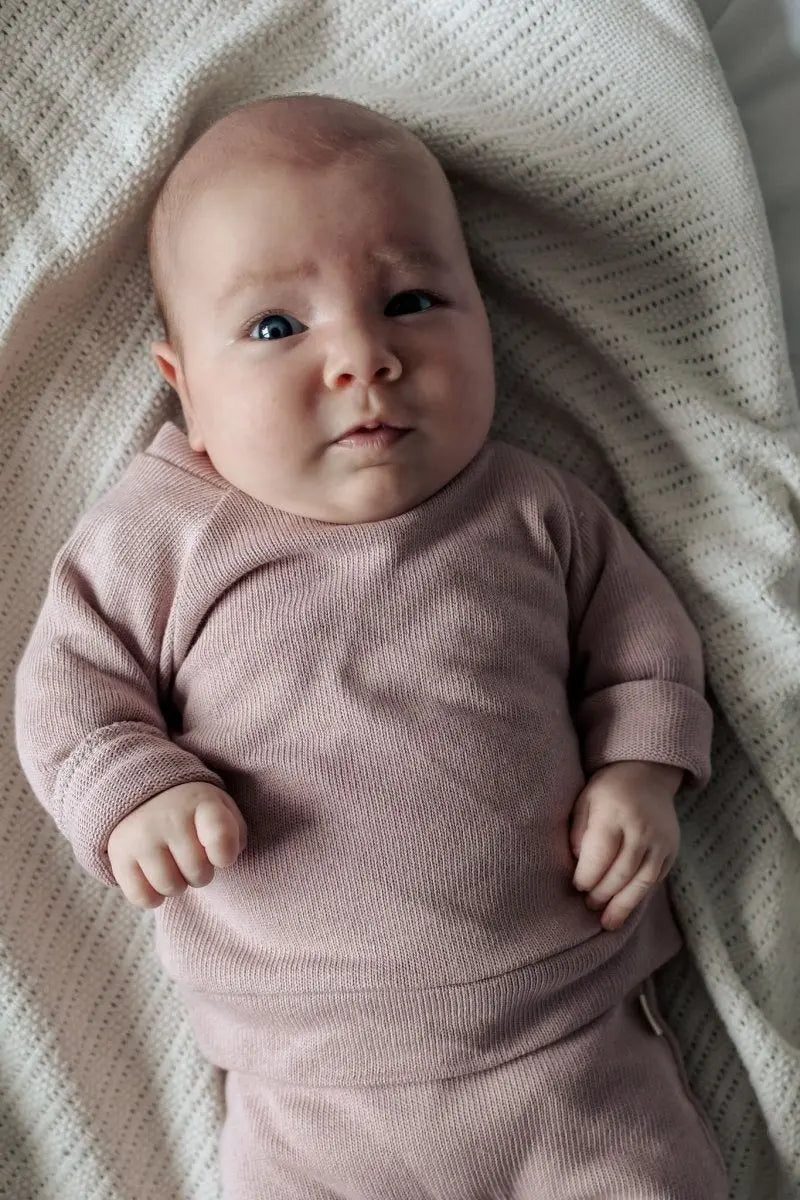 Knitted broekje roze - Moalie