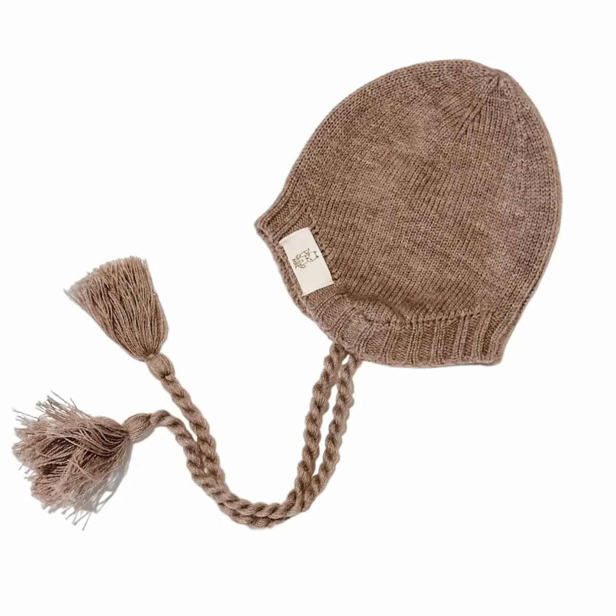 Merino wollen strik mutsje Newborn Clay - Moalie