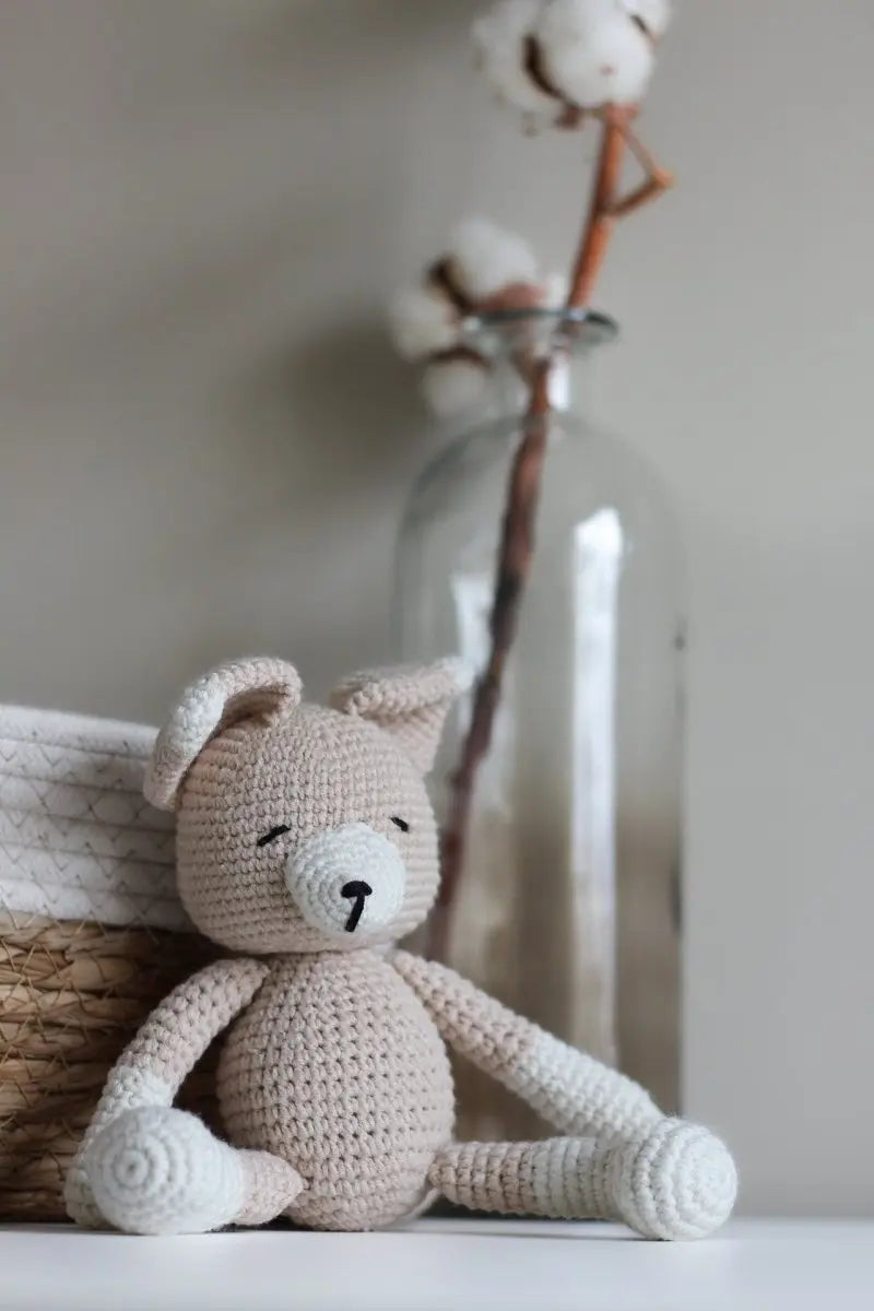 Moalie Fox – Handgemaakte Knuffel van Biologisch Katoen - Moalie