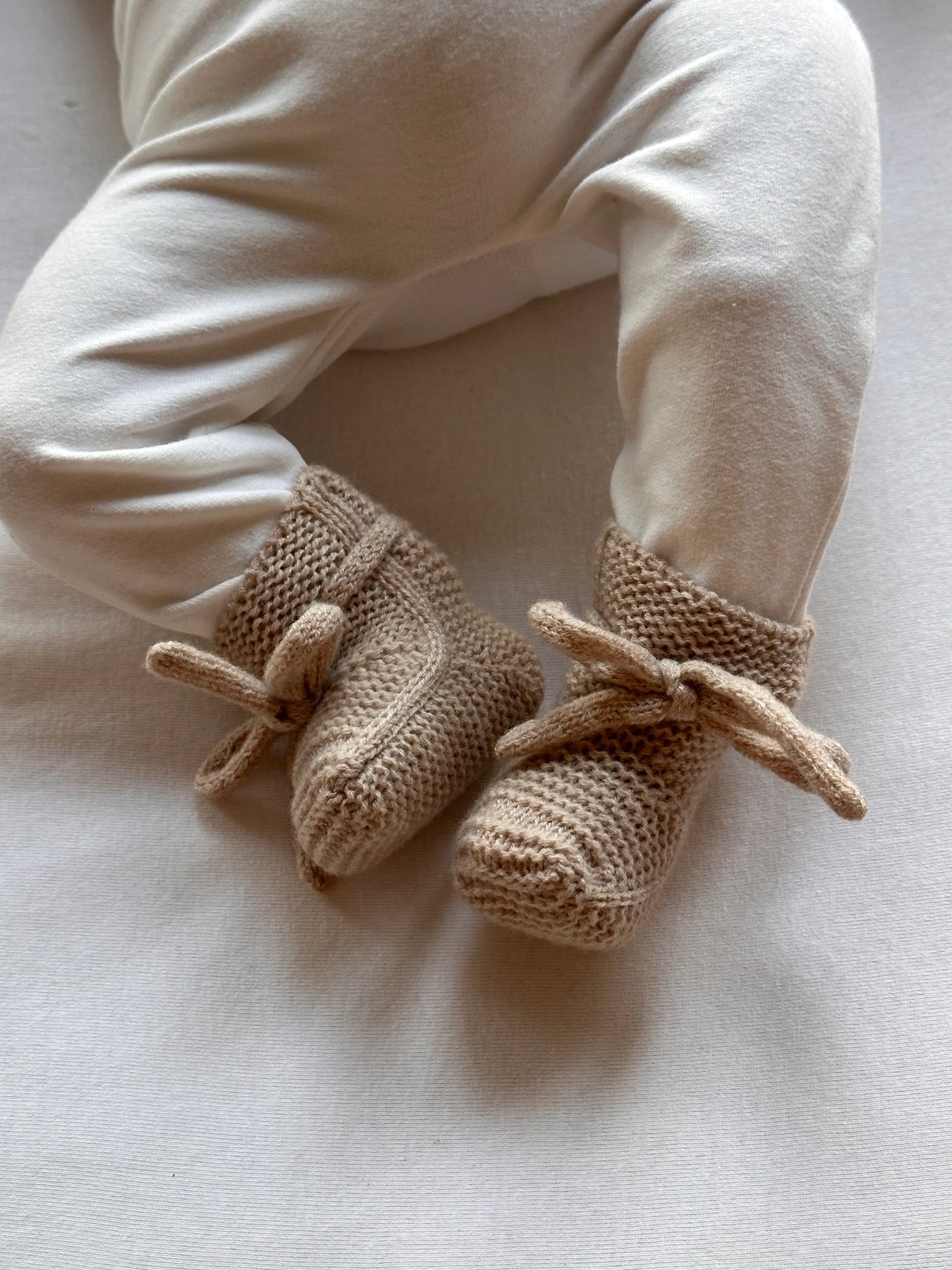 Preemie/Newborn slofjes wol