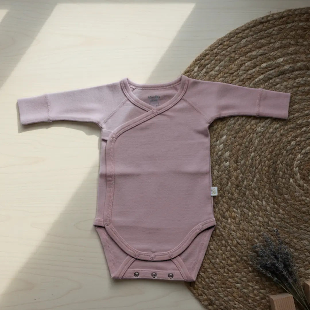 overslag romper_oud_roze merinowol en bamboe