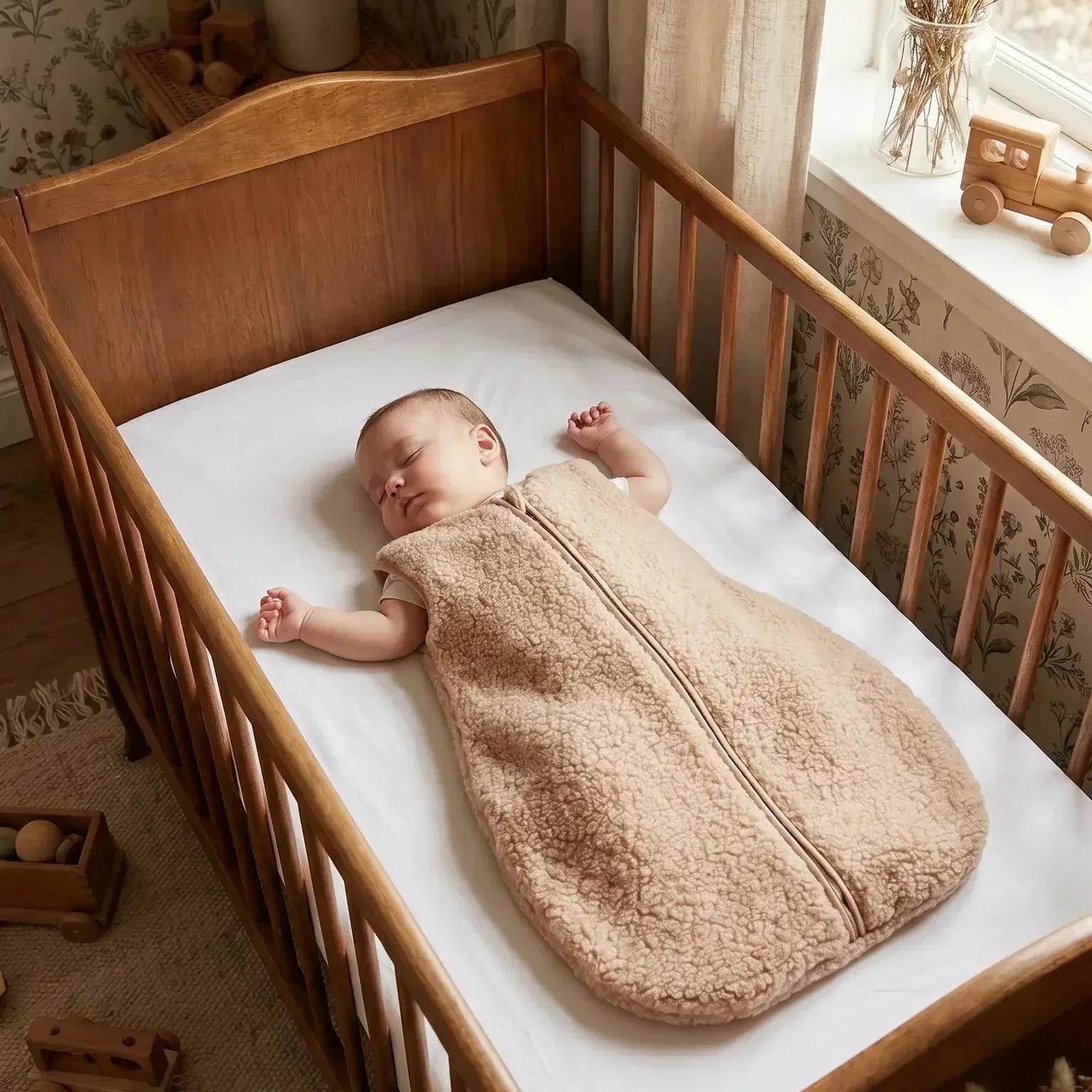 Mag een pasgeboren baby in een slaapzak slapen?