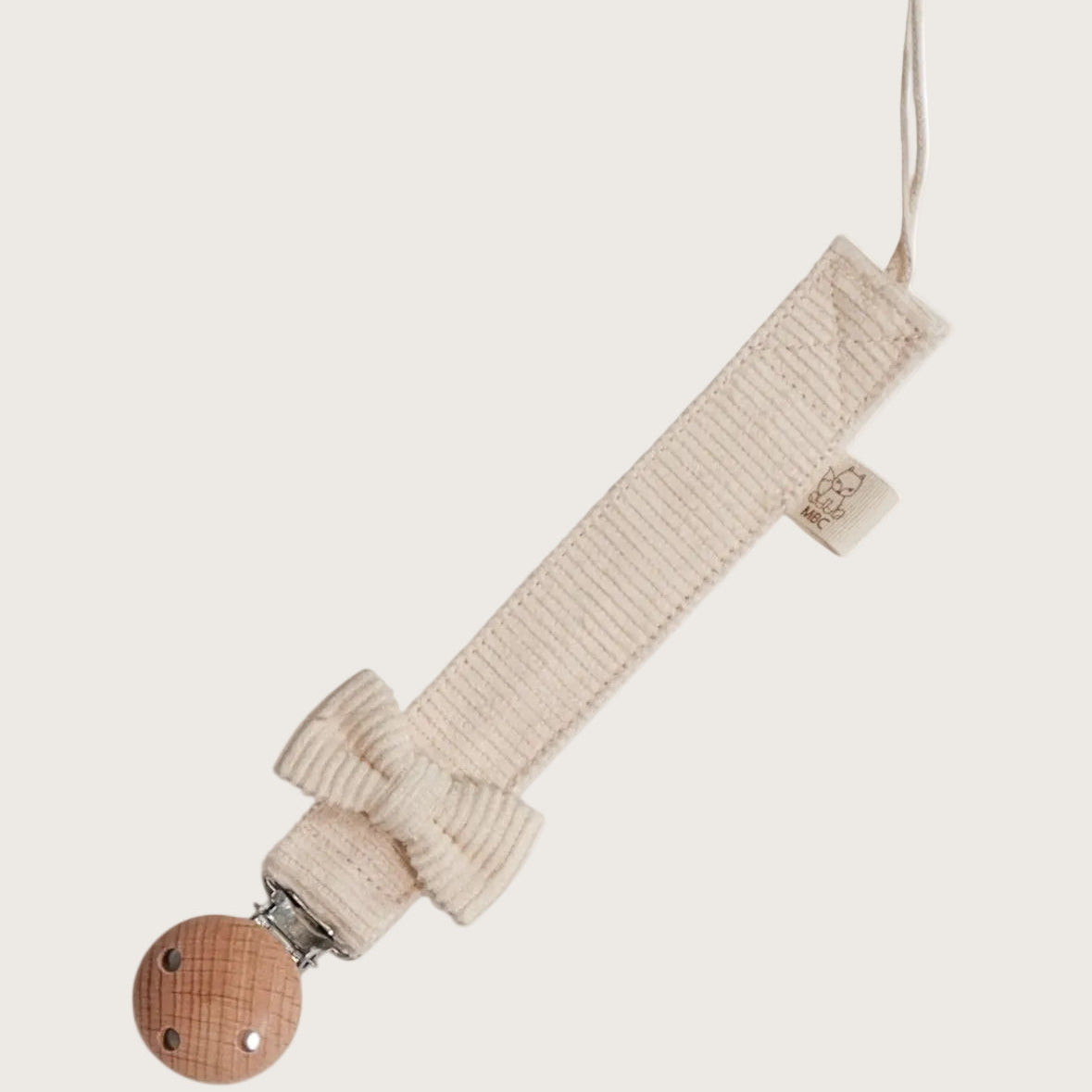 Gepersonaliseerd babycadeau van Moalie met houten clip