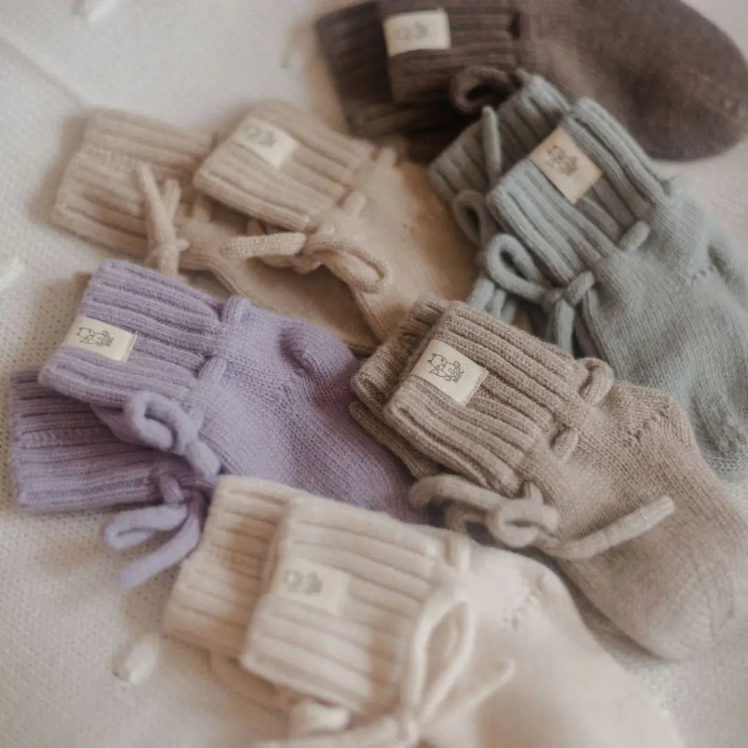 Baby slippers made of Merino wool & Cashmere - soft, luxurious and breathable