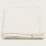 Creme kleurige 3 in 1 baby deken van luxe wol - Moalie