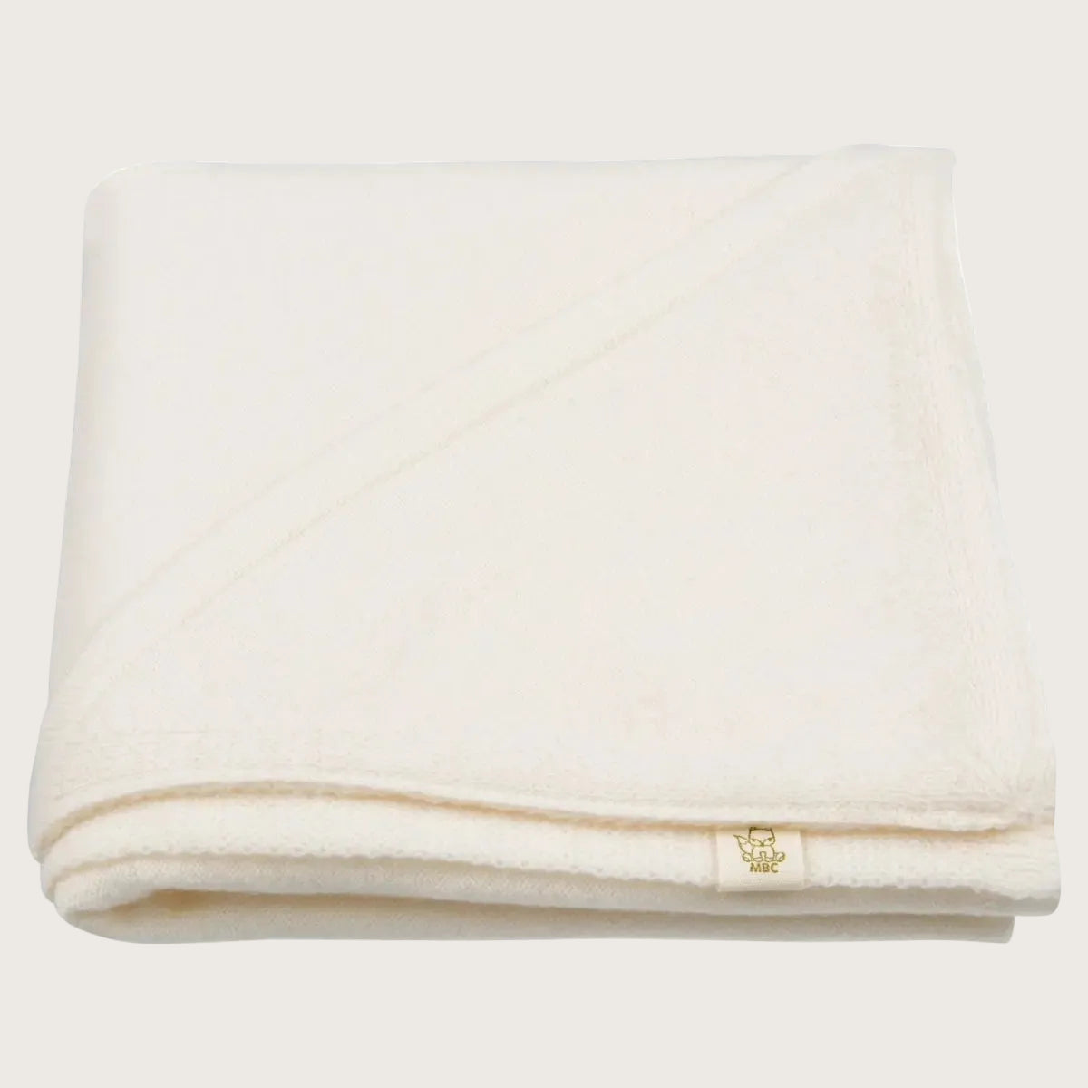 Creme kleurige 3 in 1 baby deken van luxe wol - Moalie