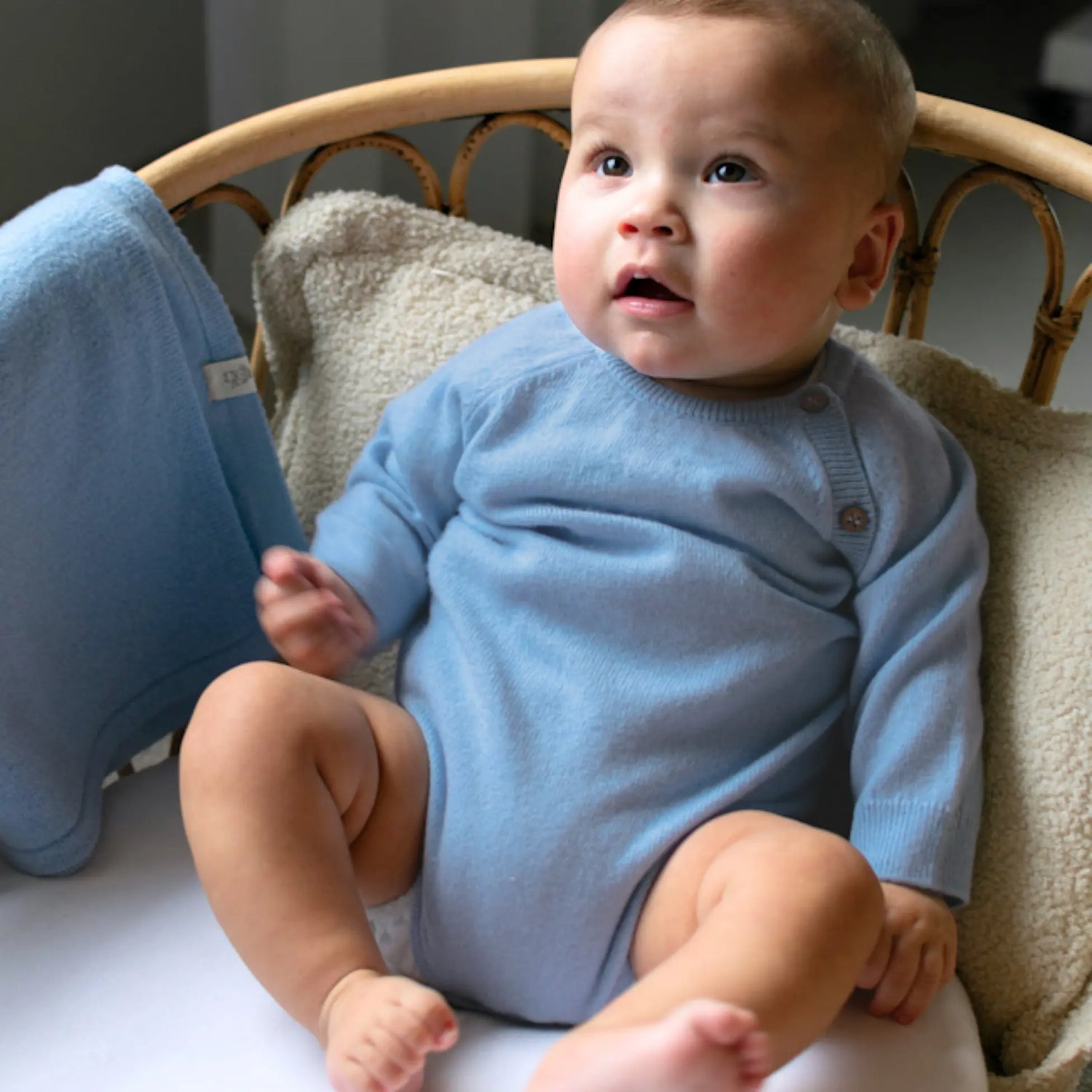 Signature Merino-Cashmere Body - Light Blue