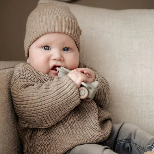 Babymütze Merinowolle - Moalie