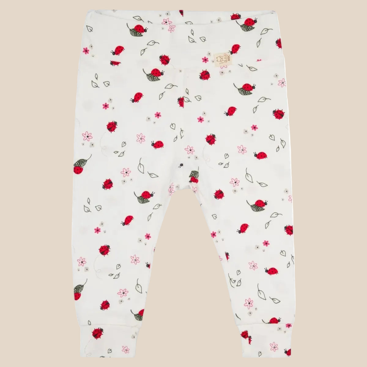 Baby legging met lieveheersbeestjes print