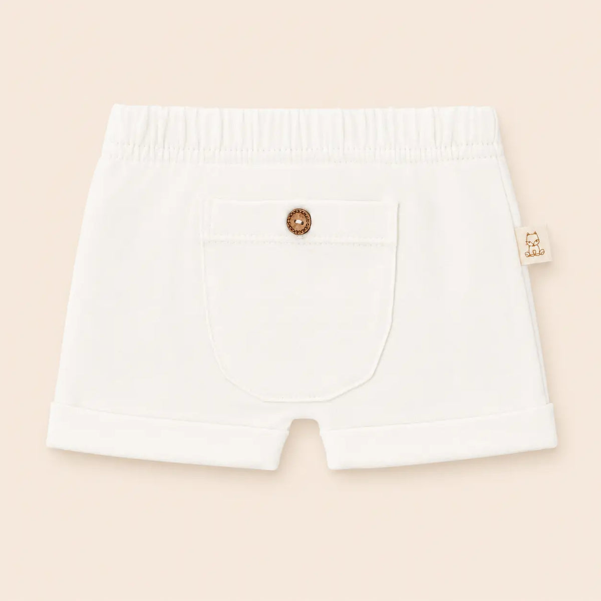 Baby zomer short katoen Off white 
