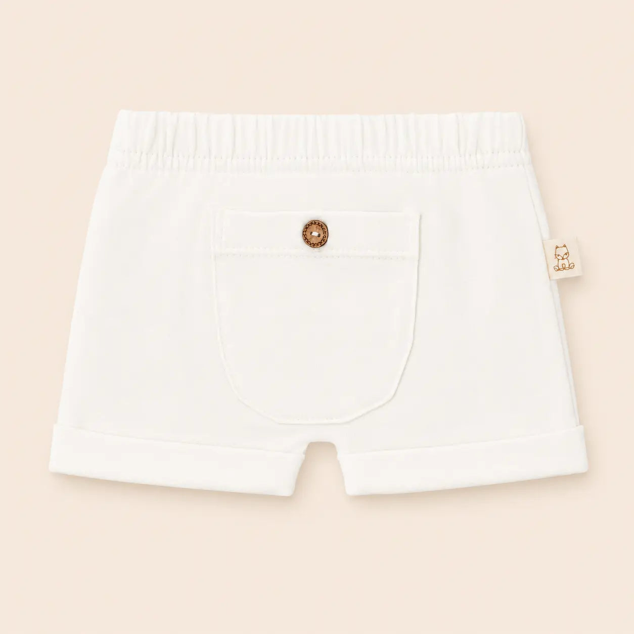 Baby zomer short katoen Off white 