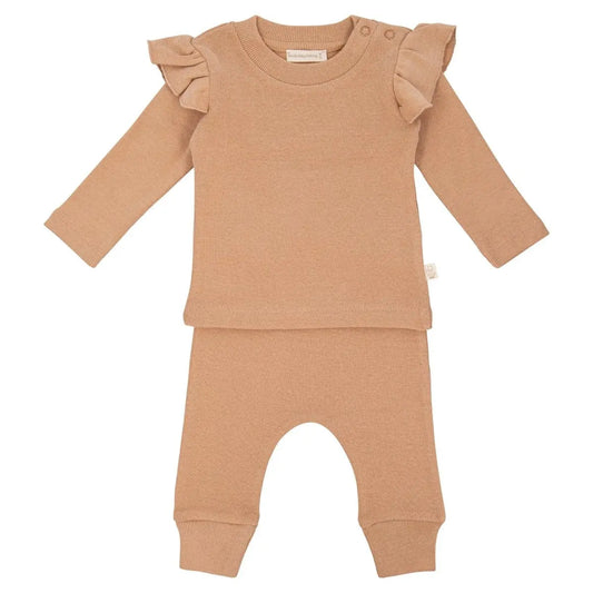 Baby Strampler 2 Stück Camel - Moalie