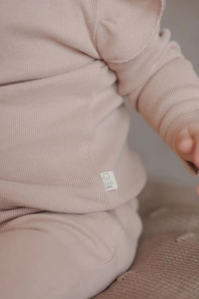 Babysuit 2 piece Old Pink - Moalie