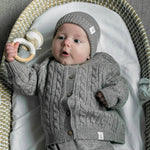 Beanie rice flower newborn 