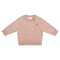 Bild in Galerie-Betrachter laden, baby truitje van merinowol en cashmere in beige Sienna kleur 
