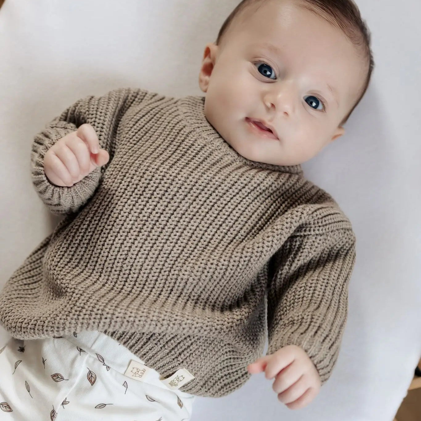 Big knit sweater Camel