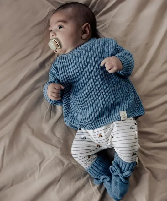 Großer Strickpullover Denim- Moalie