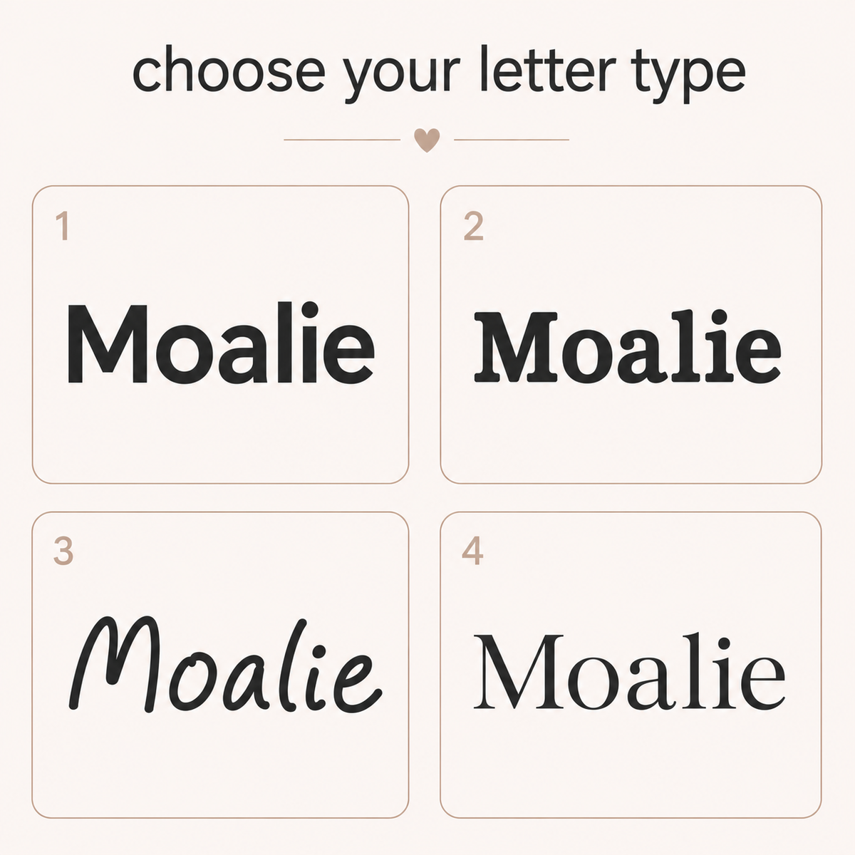 Embroidery lettertype 