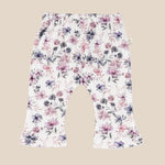 Flaired baby broekje met aquarel bloemen print