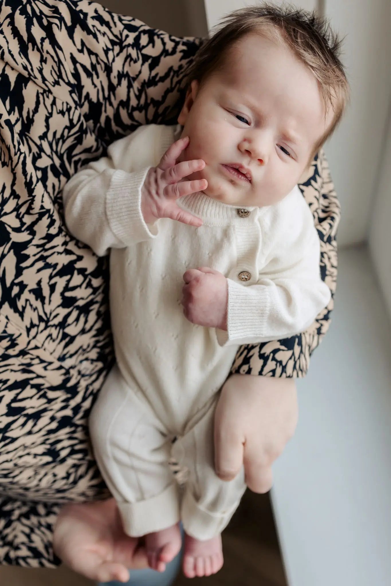Merino/Cashmere Pointelle Jumpsuit