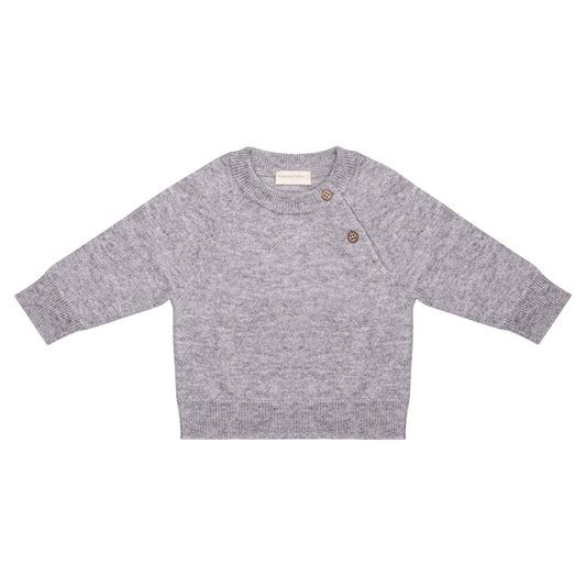 Grijs wollen sweater van Moalie 