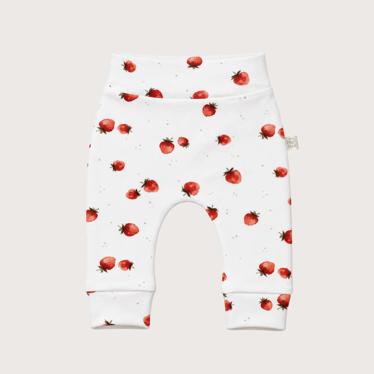 Strawberry print harem pants – comfortable harem pants made of soft French terry