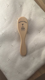 Houten baby borstel met Amsterdam thema
