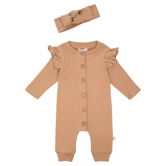 Jumpsuit Mac Camel mit Haarband - Moalie
