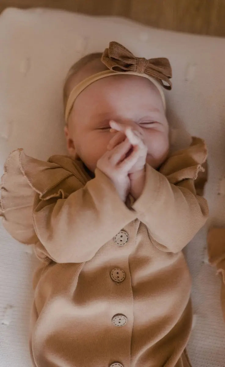 Jumpsuit Mac Camel mit Haarband - Moalie