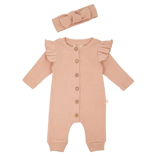 Jumpsuit Mac Altrosa mit Haarband - Moalie
