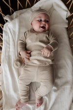 Legging Pointelle Beige - Moalie