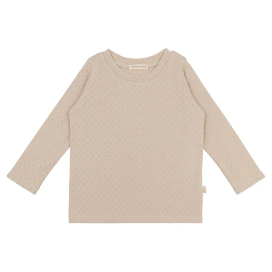 Longsleeve Pointelle beige - Moalie