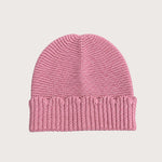 Roze katoenen babymuts Luna, passend bij Jumpsuit Luna Pink