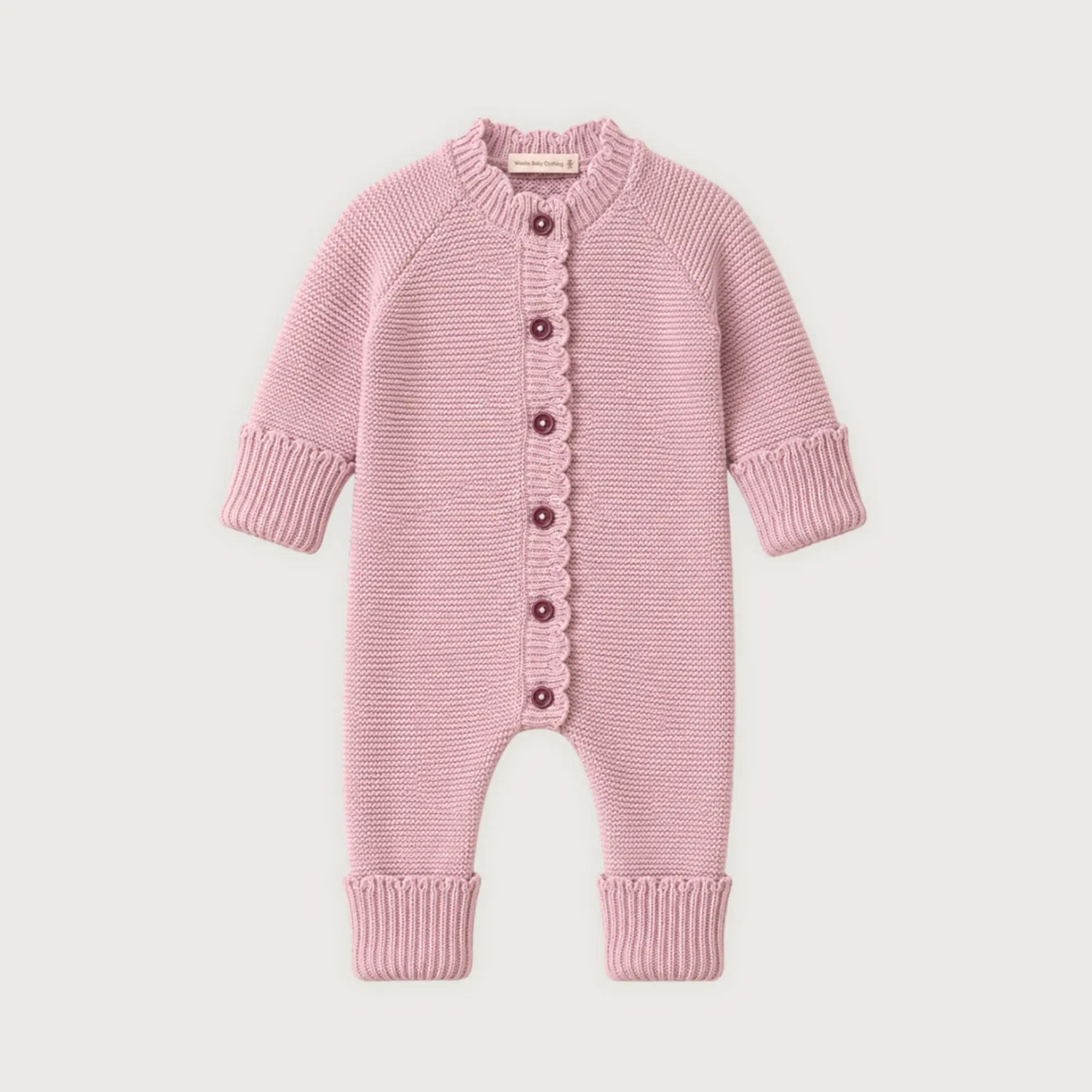 Luna Knitted Jumpsuit - Soft Pink