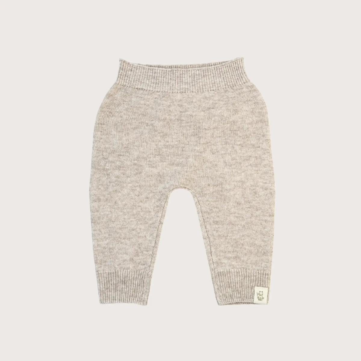 Mayson Baby Trousers Sand – Merino Wool & Cashmere