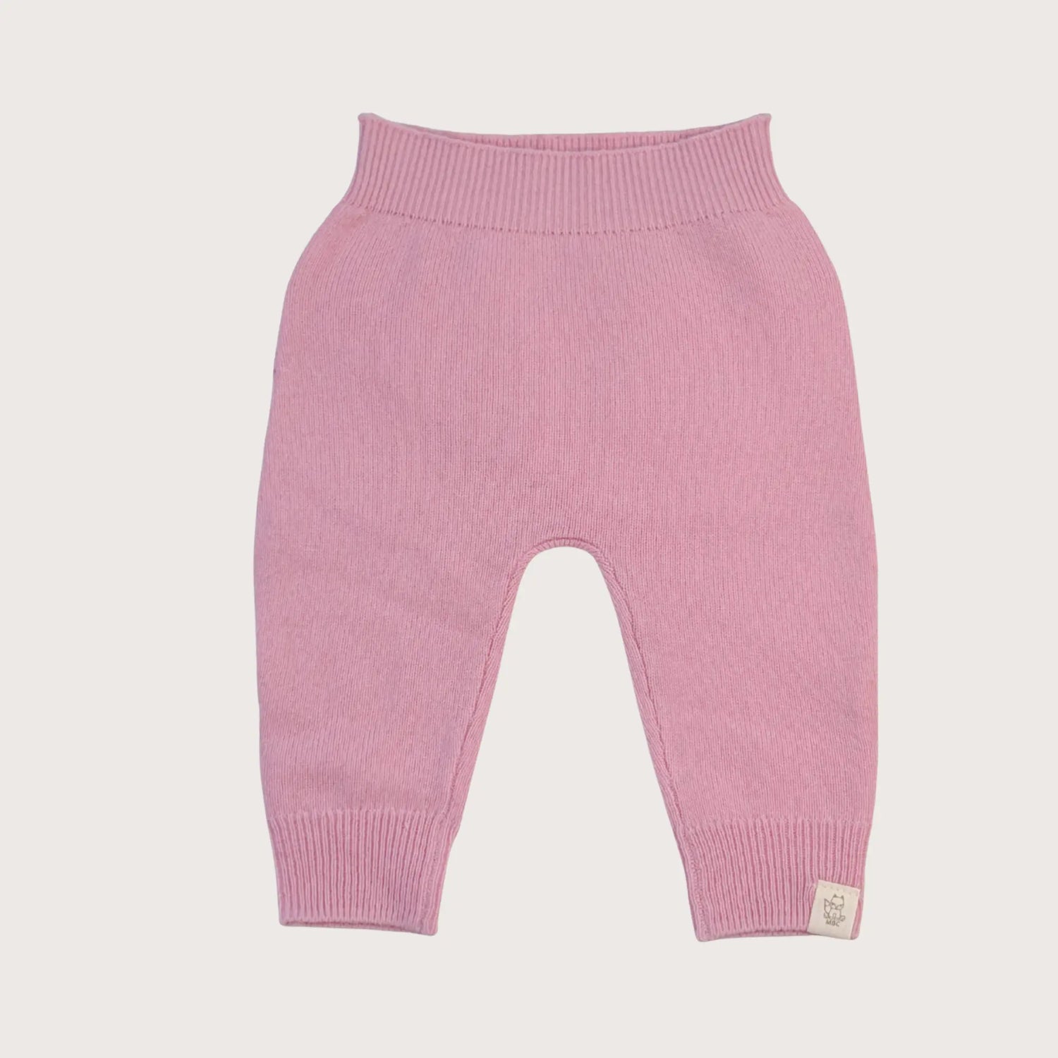 Pants Mayson Pink - Merinowollen baby broekje