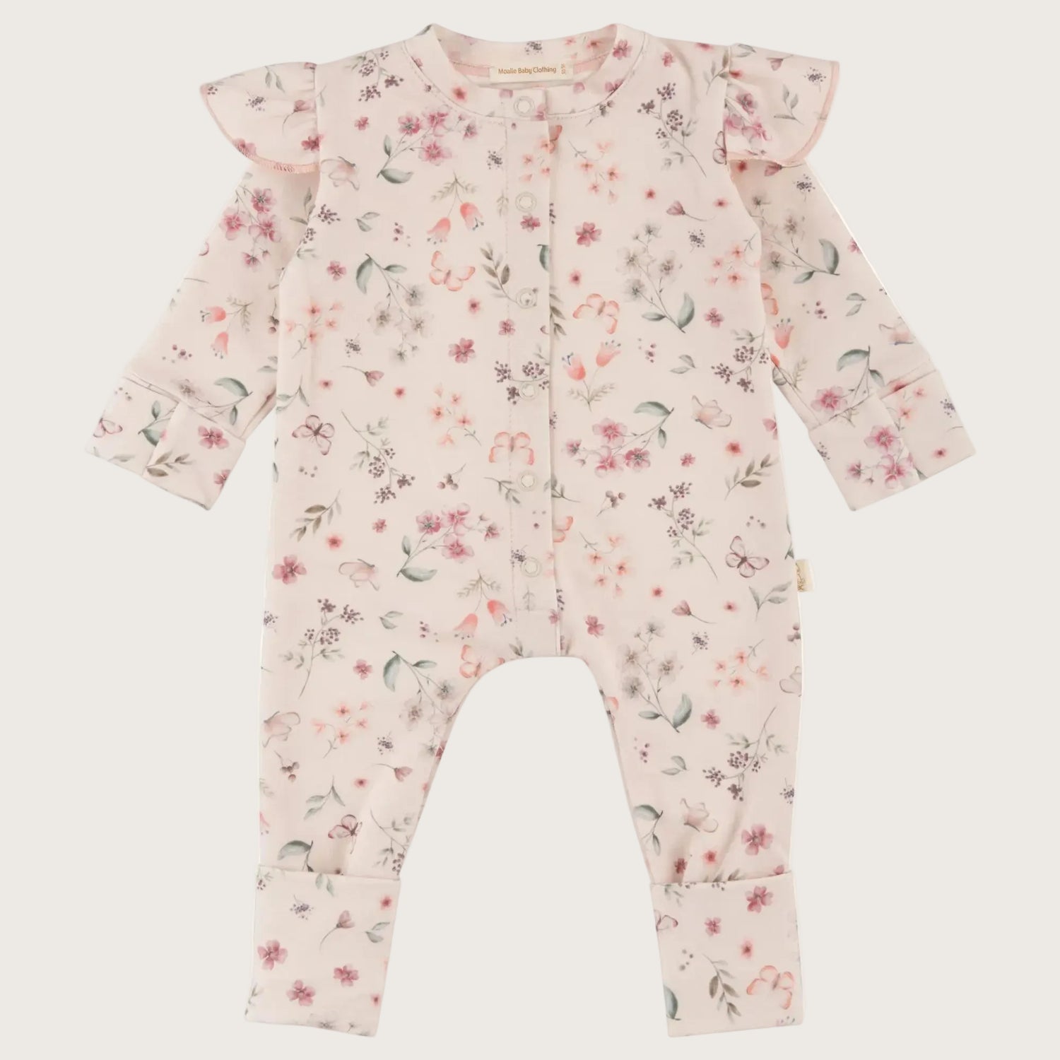 product foto vanMeisjes boxpakje met bloemen en vlinder print