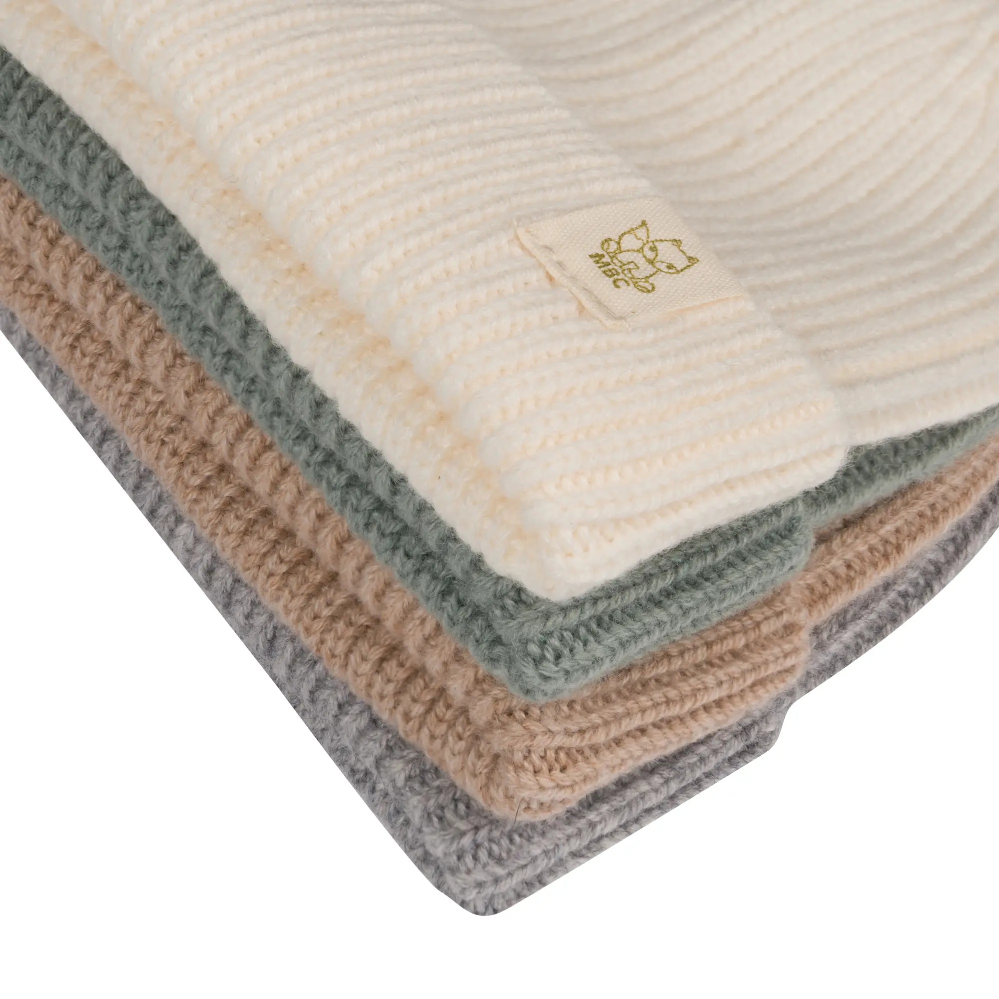 Merino/Cashmere baby beanies 4 kleuren 