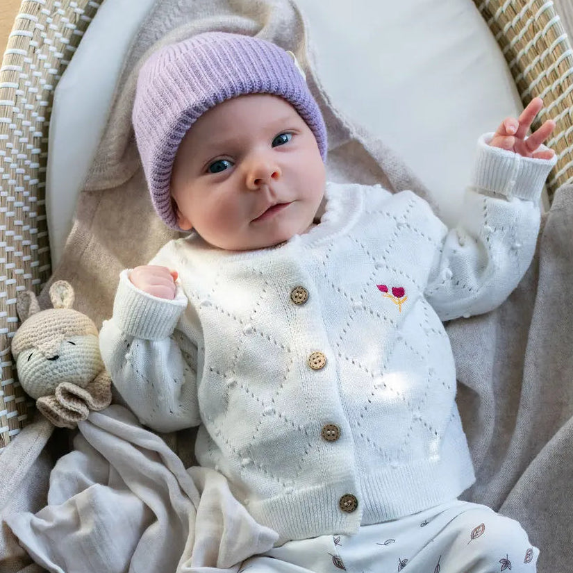 Merino wollen mutsje Lila 