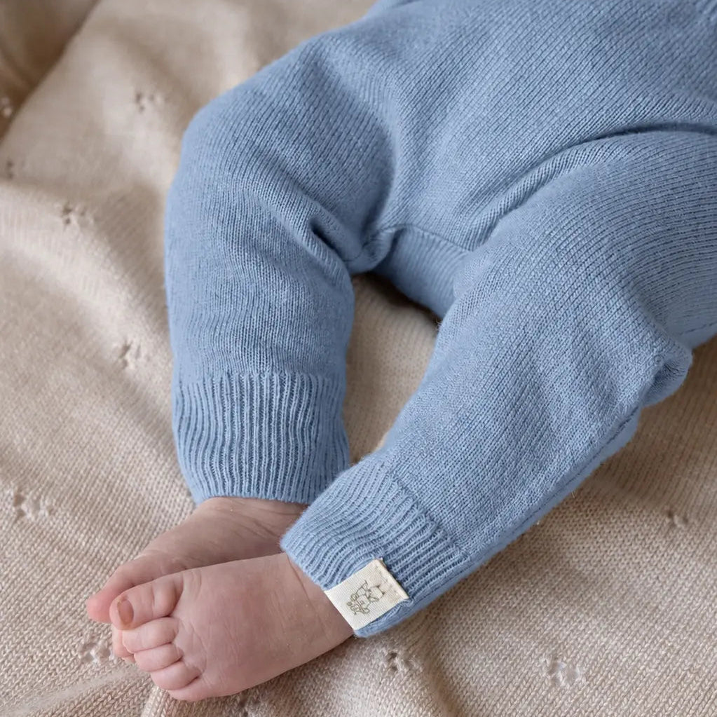 Merinowol baby broekje lichtblauw 