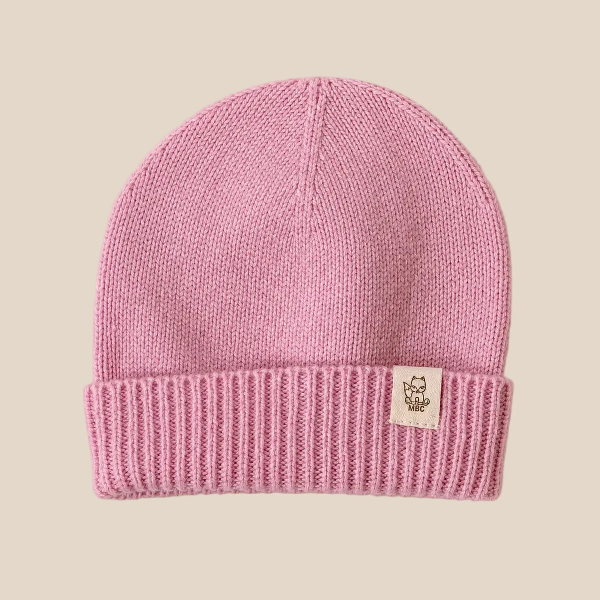 Merinowol/ cashmere baby mutsje roze 