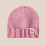 Merinowol/ cashmere baby mutsje roze 