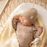 Merinowol en cashmere bab mutsje Sienna