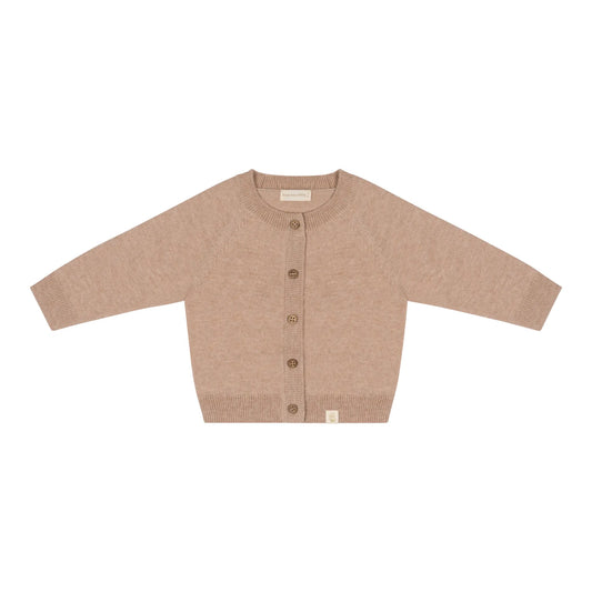 Baby vestje van merinowol en cashmere in warm beige