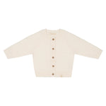 Babyvestje van merinowol en cashmere in cremekleur/ off white