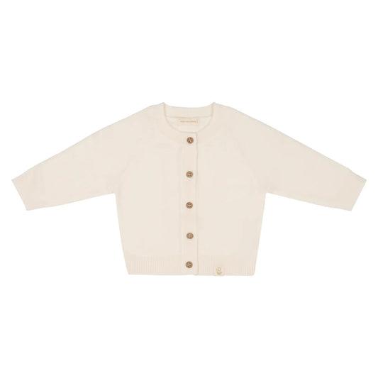 Babyvestje van merinowol en cashmere in cremekleur/ off white