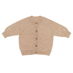 Merinowollen baby vestje beige 
