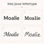 Moalie lettertypen voor borduring